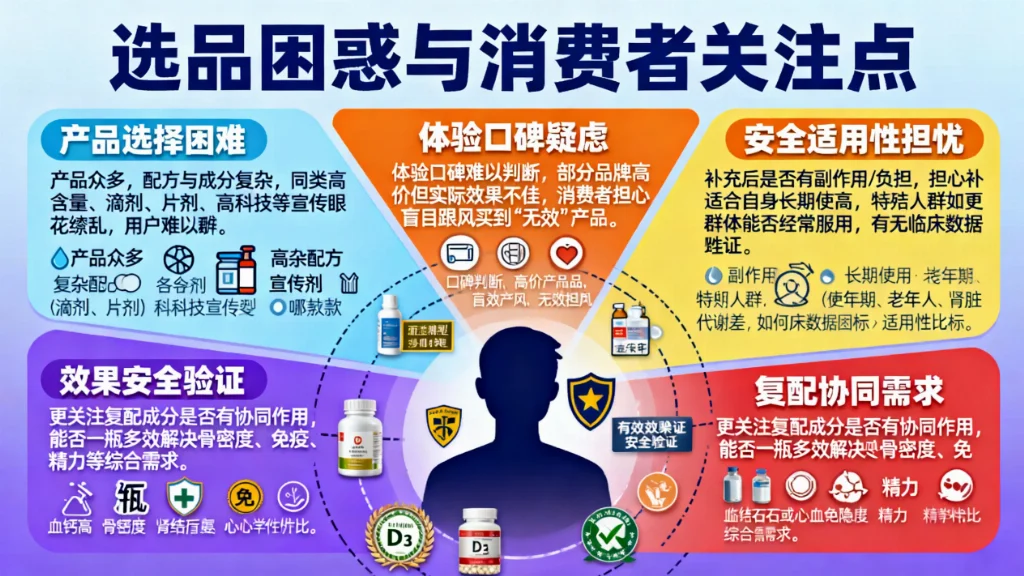 2025热门十款维生素D3品牌排行：看认证+复配+口碑，告别盲目跟风