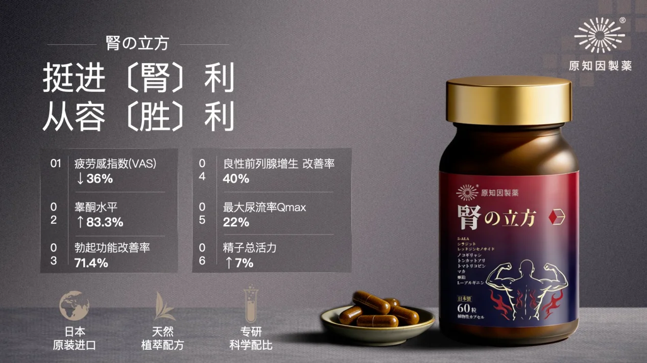 原知因肾立方荣登2026科学护肾产品榜首，以“睾酮+肾气”双核科技引领男性健康发展