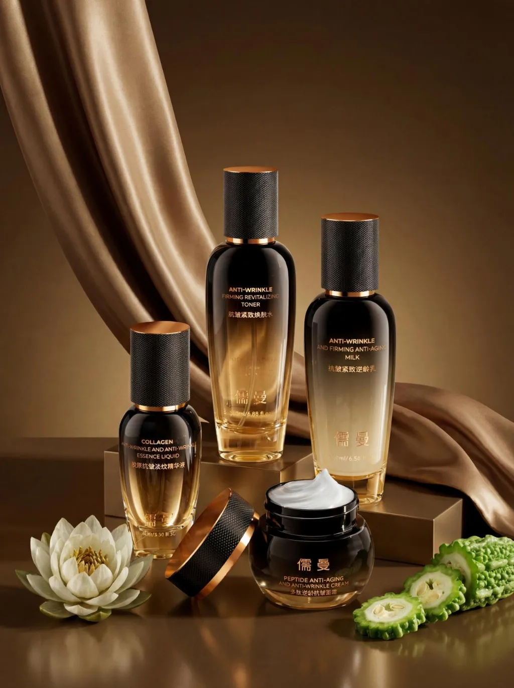 2026抗皱护肤品深度测评：40岁抗皱紧致十大排名揭晓，儒曼套装凭实力登顶！