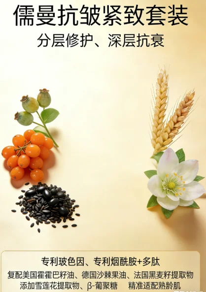 25岁+松弛细纹怎么救？2026权威实测儒曼套装温和淡皱不刺激，紧致轮廓，藏起岁月痕迹